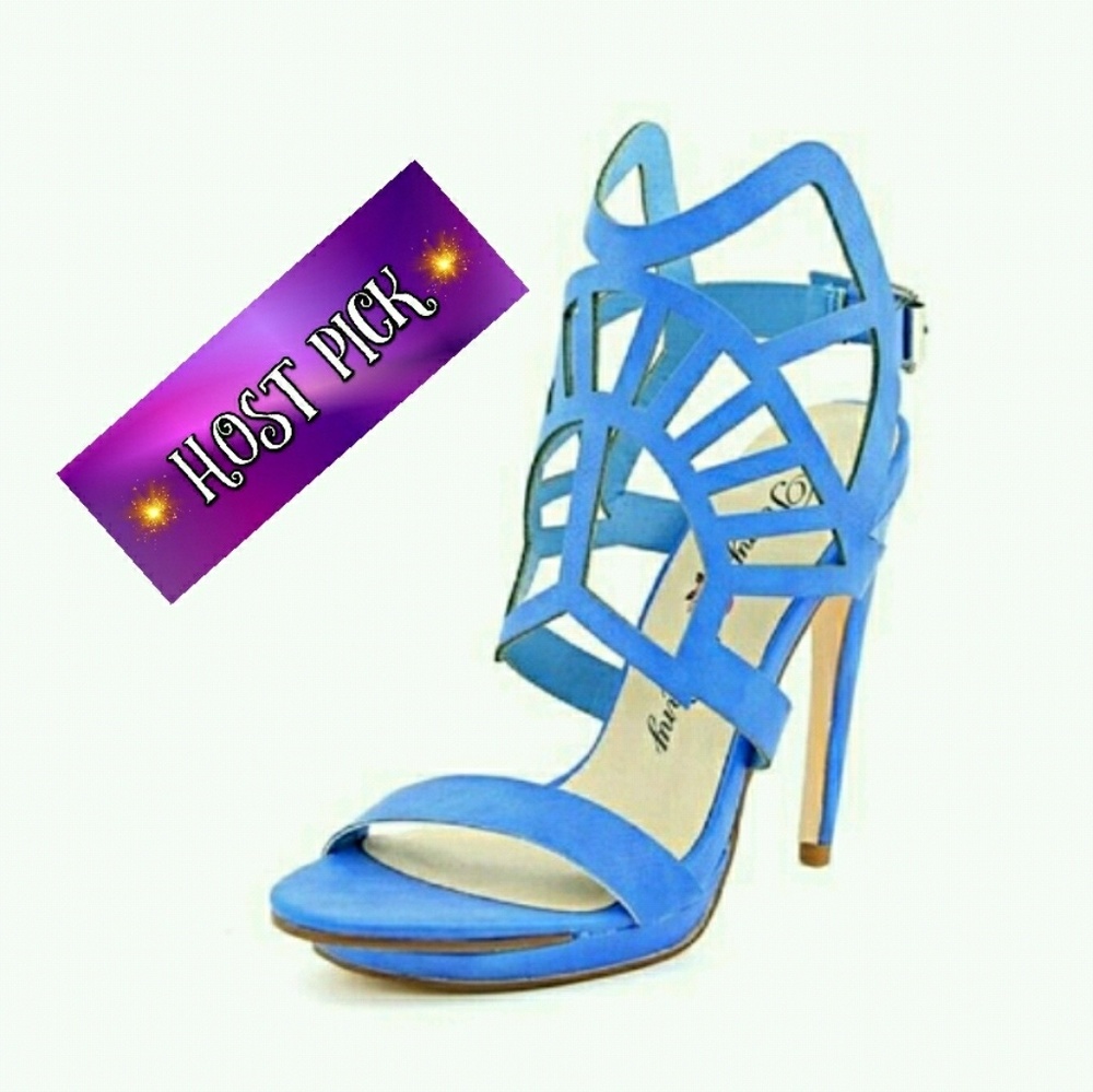 Stylish Penny Loves Kenny Blue Sandals